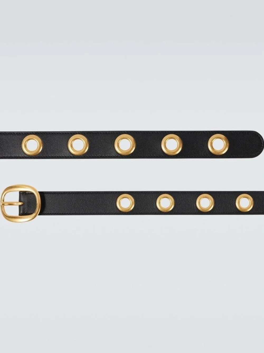 Tom Ford Ovoid Eyelet Ursula Leather Belt